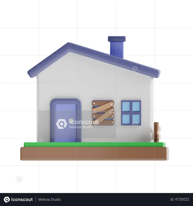 House Repair  3D Illustration