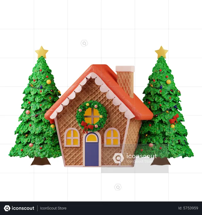 House Tree  3D Icon