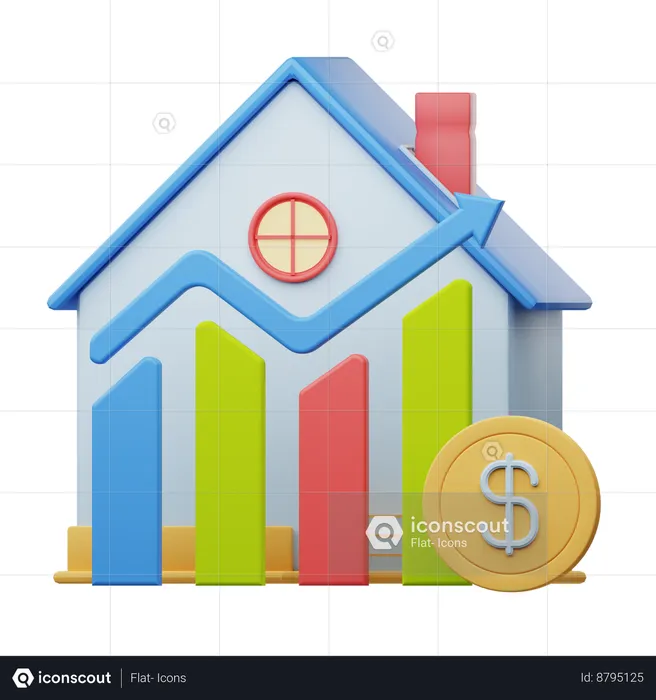 Housing Market  3D Icon