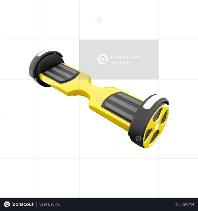 Hoverboard Scooter  3D Icon