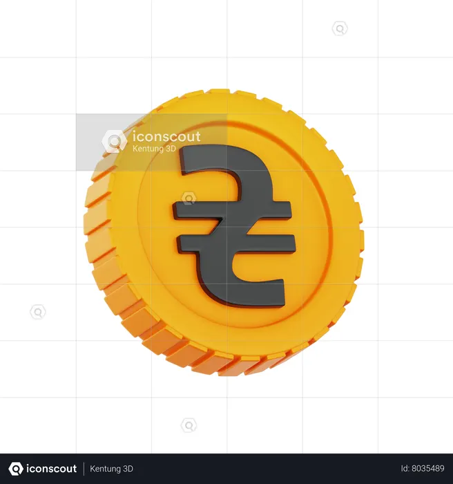 Hryvna  3D Icon