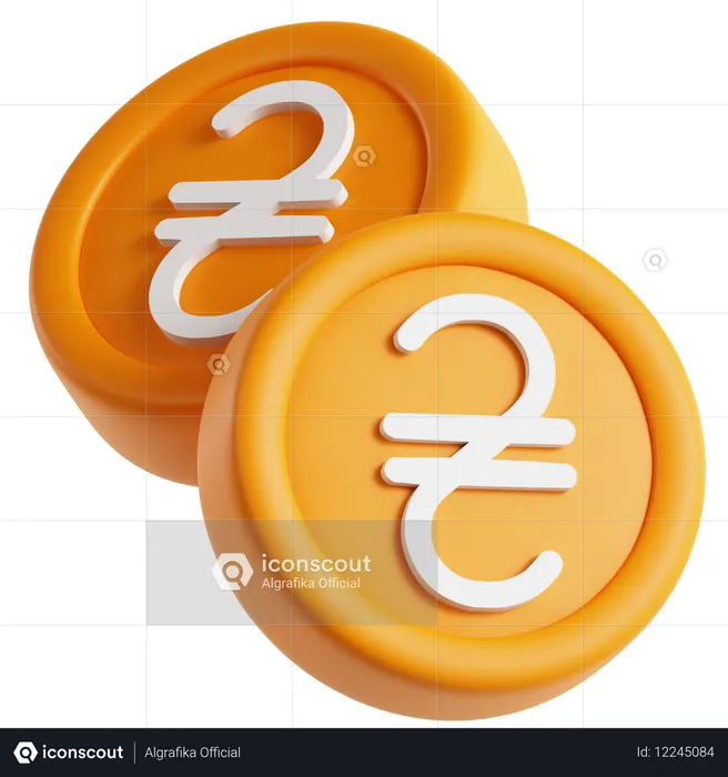 Hryvnia  3D Icon