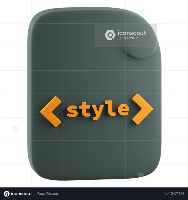 HTML Inline Style  3D Icon