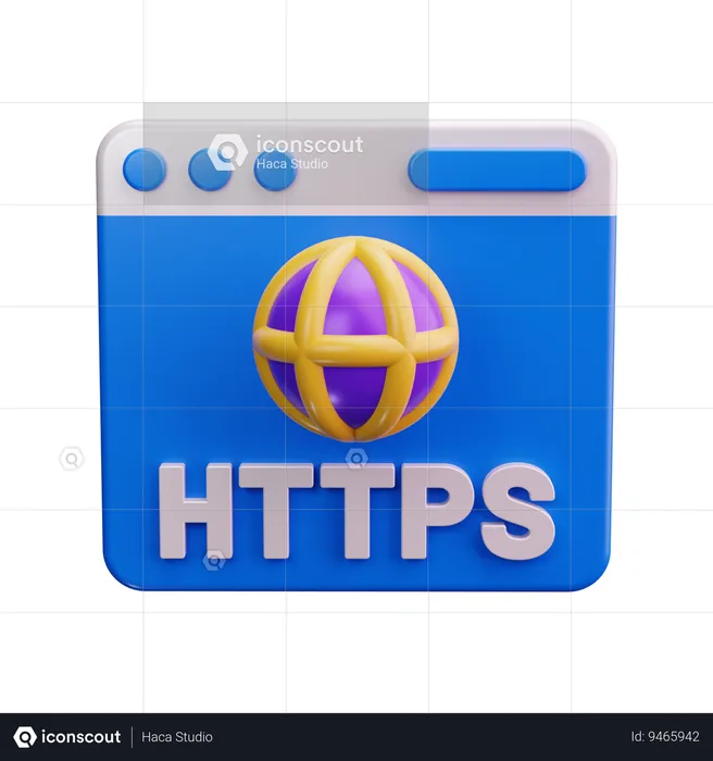 Https  3D Icon