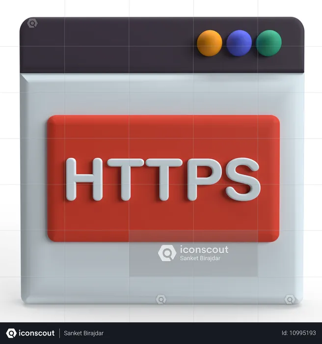 Https  3D Icon