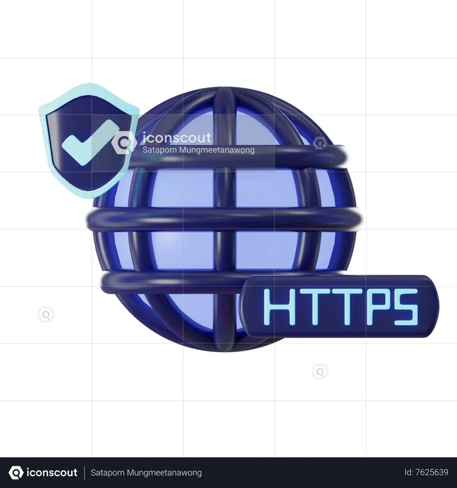 Https Page  3D Icon