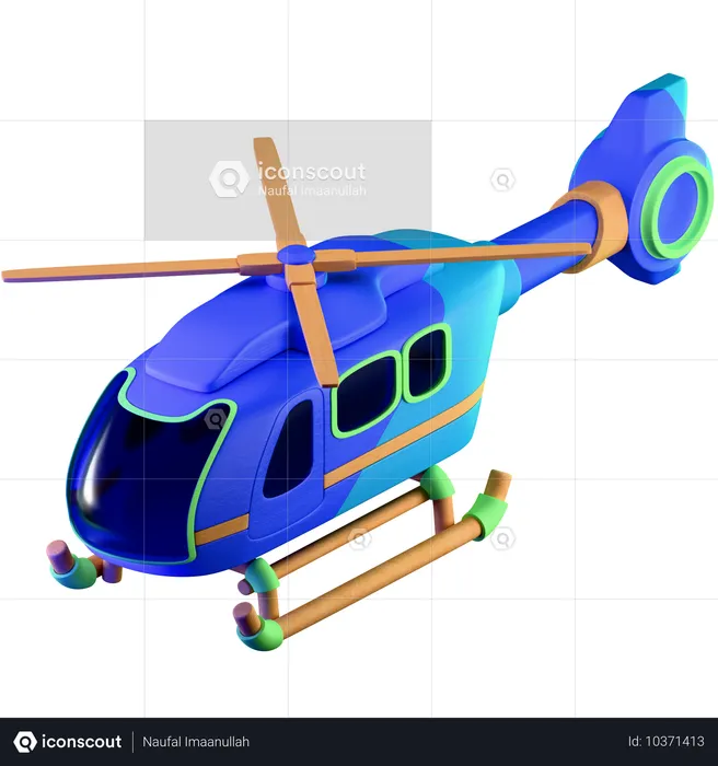 Hubschrauber  3D Icon