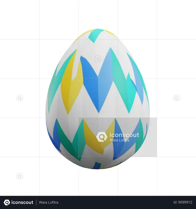 El huevo de Pascua  3D Icon