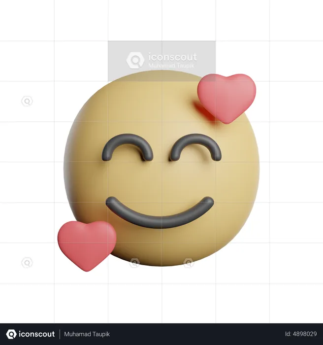 Hug Emoji 3D Icon