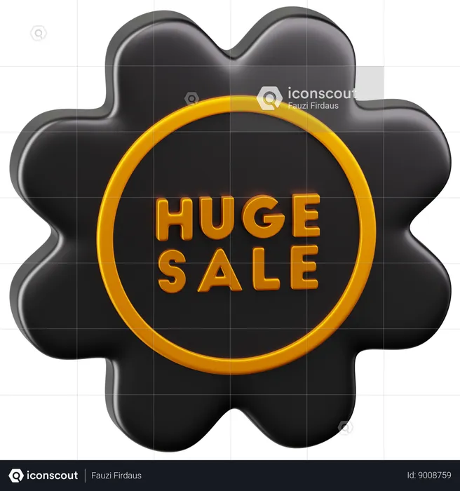 Huge Sale  3D Icon