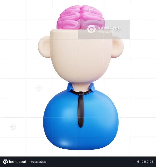 Human Brain  3D Icon