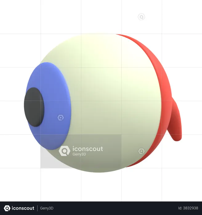Human Eye  3D Illustration