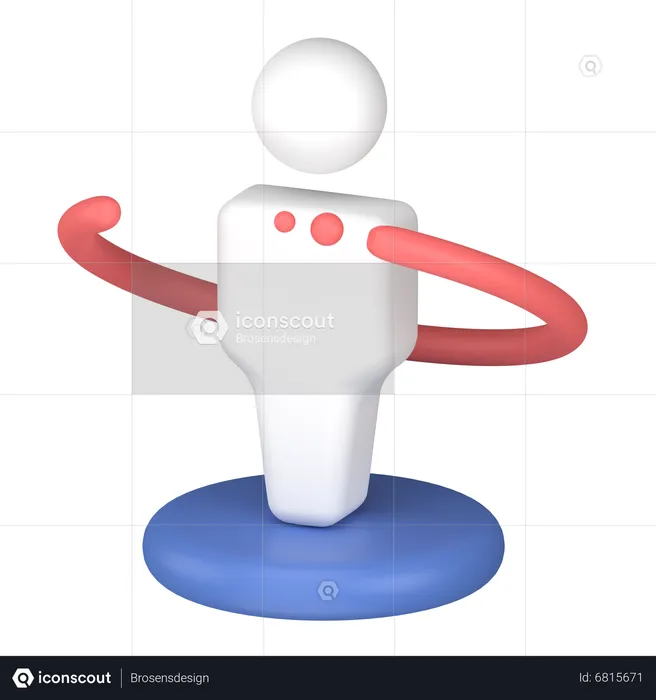 Human pinpoint  3D Icon