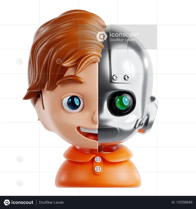 Humanoid  3D Icon