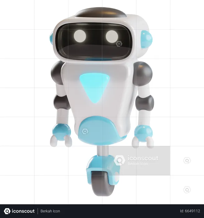 Humanoider Roboter  3D Icon