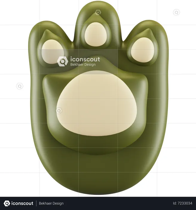 Hundehand  3D Icon