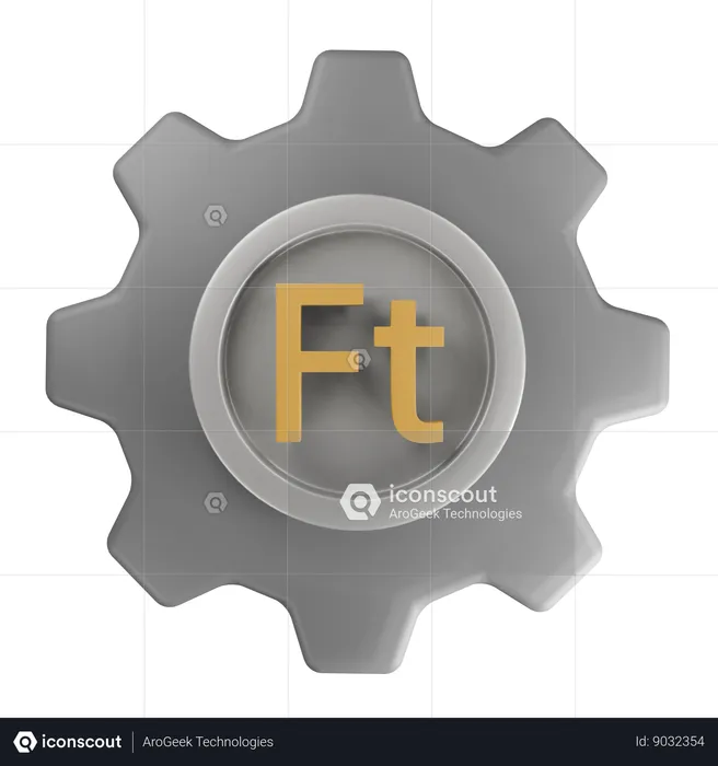 Hungarian forint Money Management  3D Icon