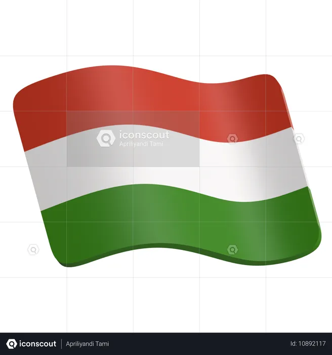 Hungary  3D Icon