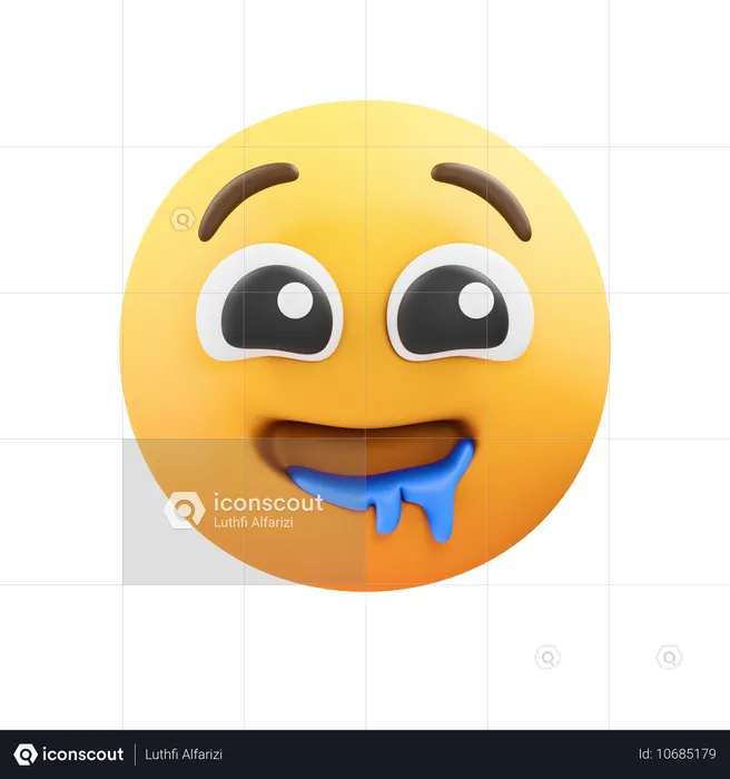 お腹が空いた絵文字 Emoji 3D Icon