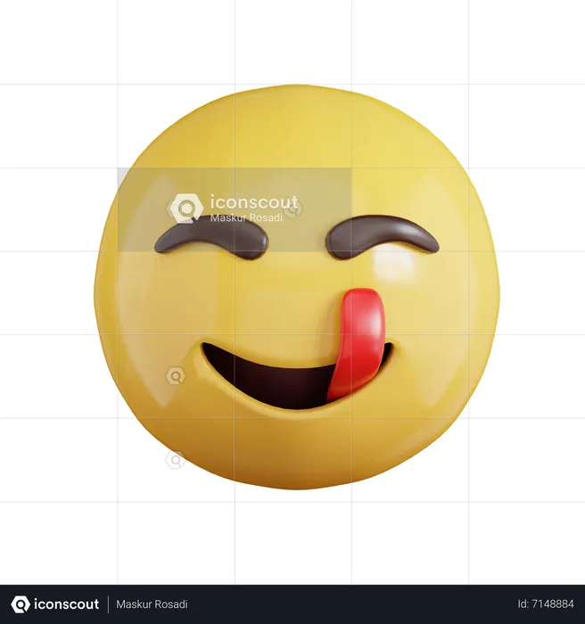 Hungry Face Emoji Emoji 3D Icon