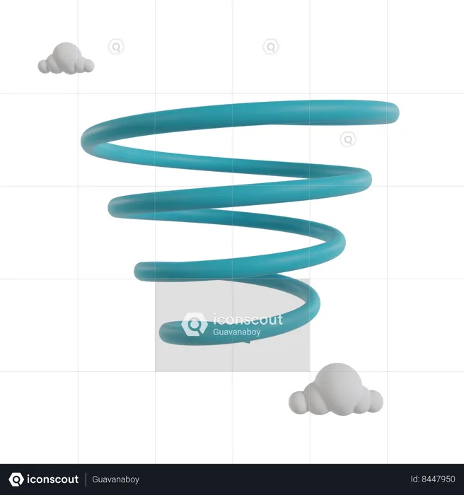 Hurricane  3D Icon