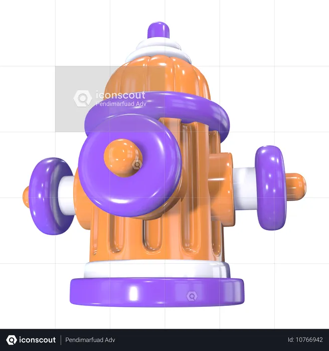 Feuerhydrant  3D Icon