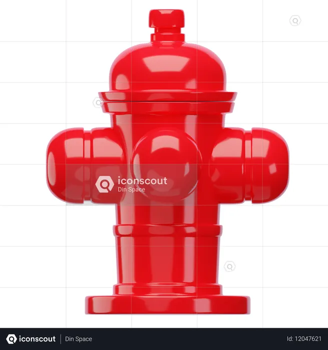 Hydrant  3D Icon