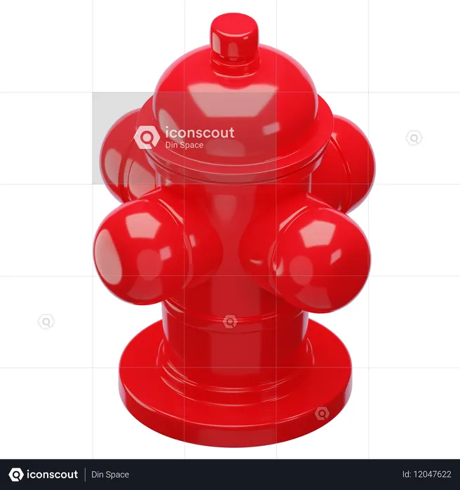 Hydrant  3D Icon