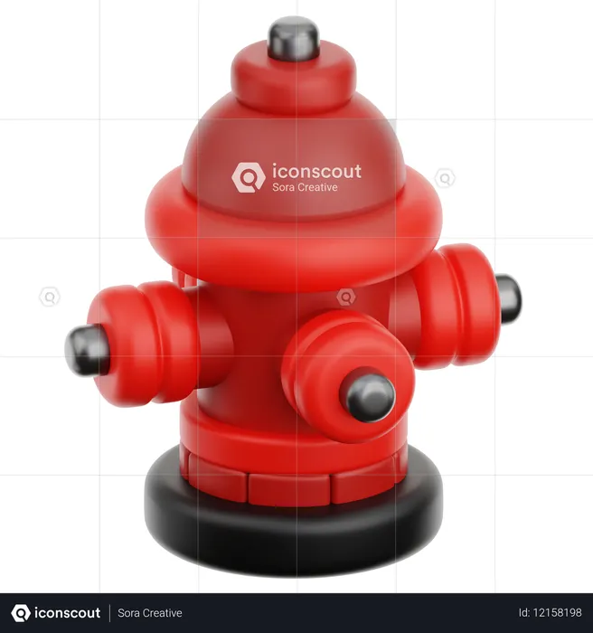 Hydrant  3D Icon