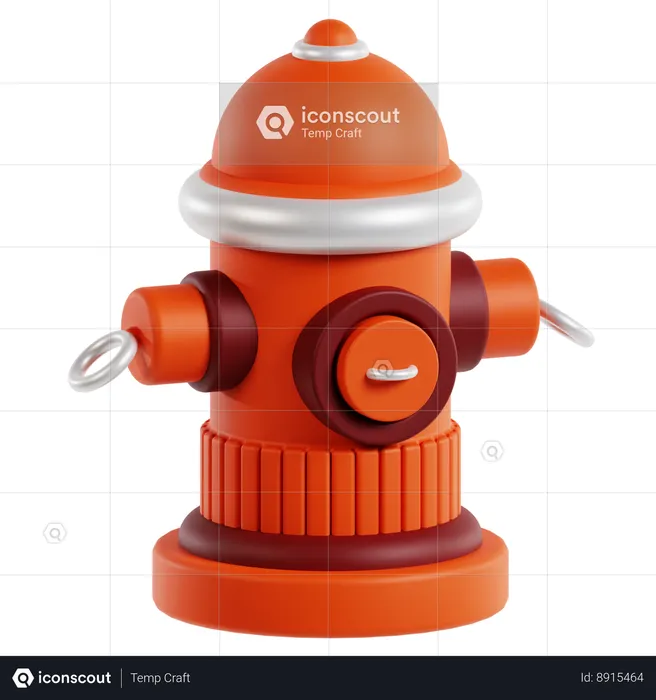 Hydrant  3D Icon