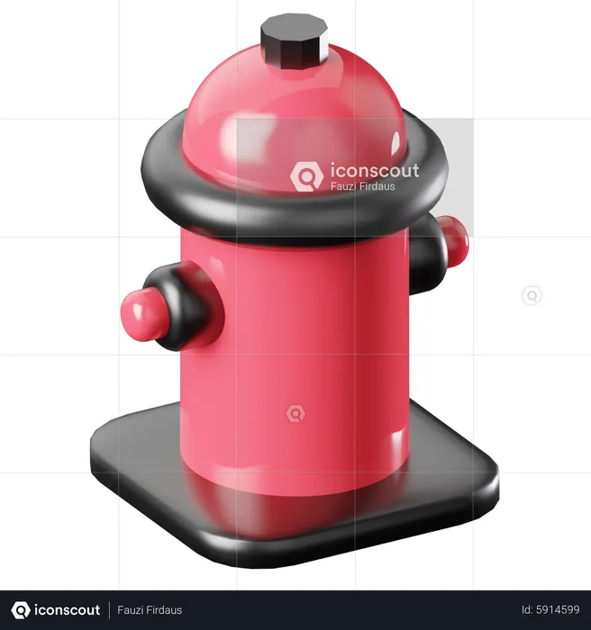 Hydrant  3D Icon