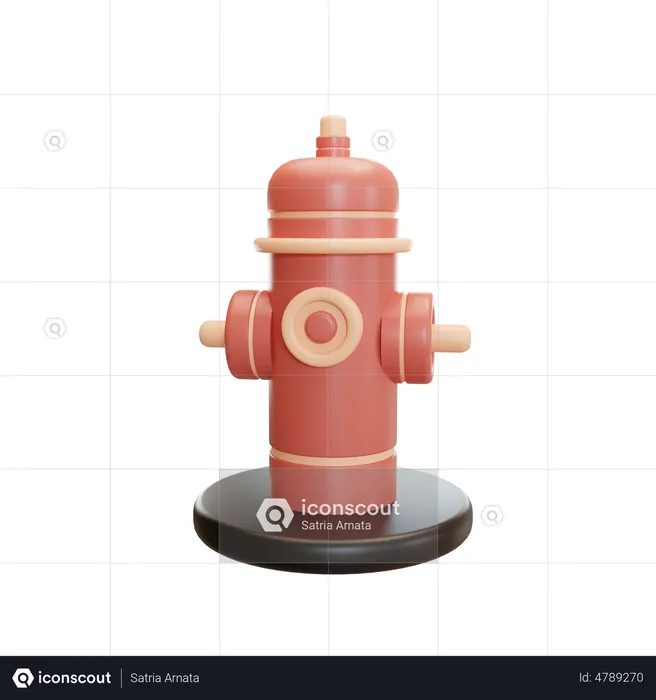 Hydrant  3D Illustration