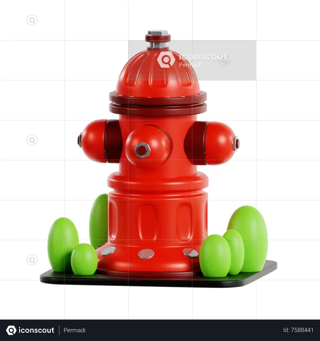 Feuerhydrant  3D Icon