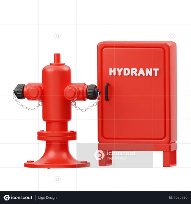 Hydrant  3D Icon