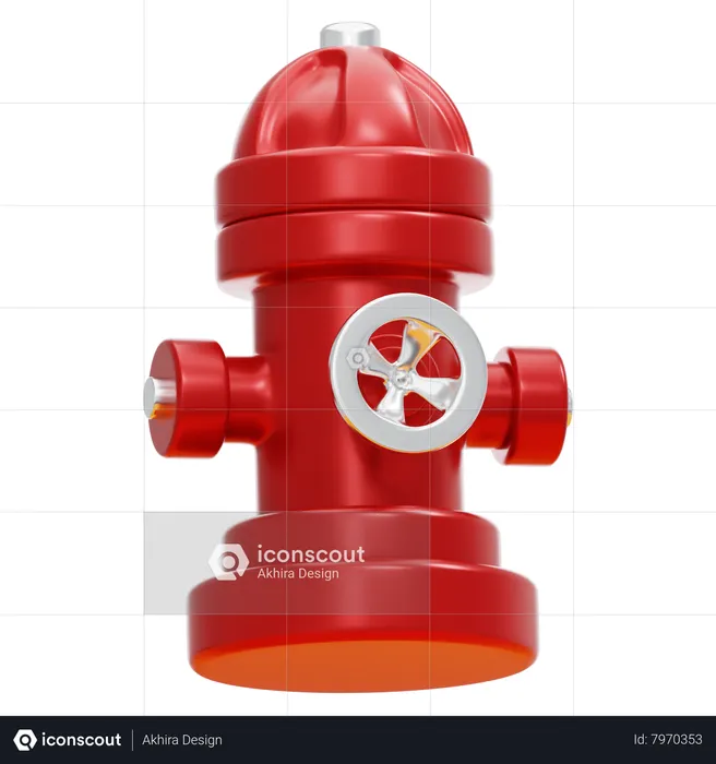 Hydrant  3D Icon