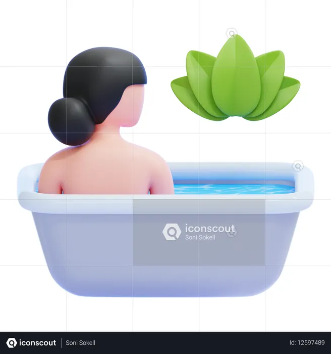 Hydrotherapie  3D Icon