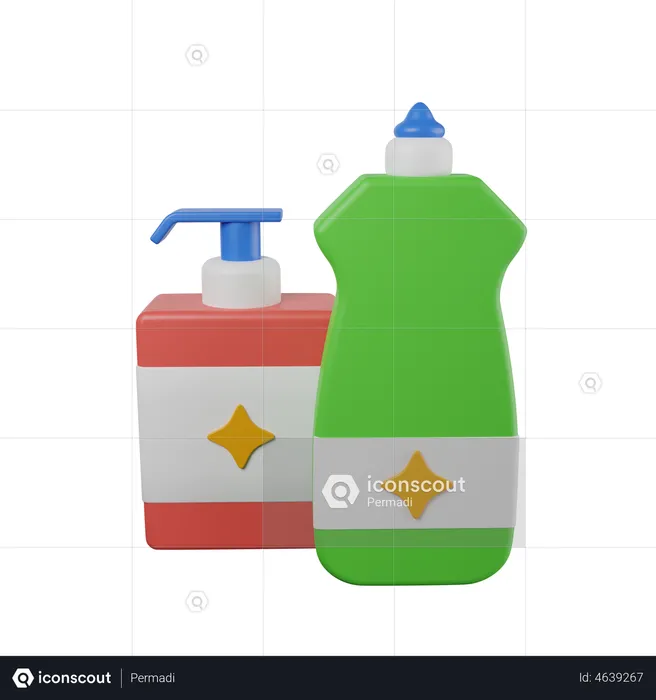 Hygiene Product  3D Illustration