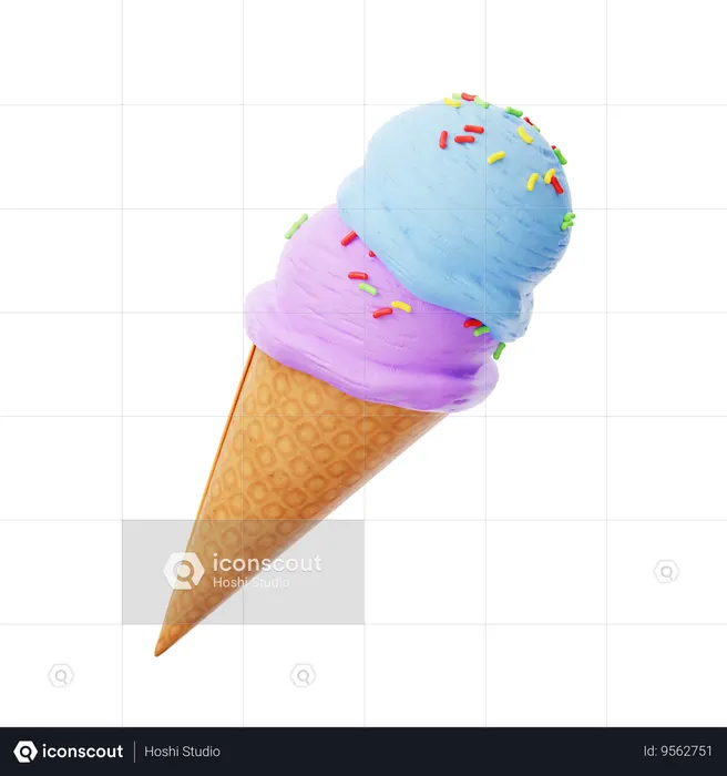 Ice cream  3D Icon
