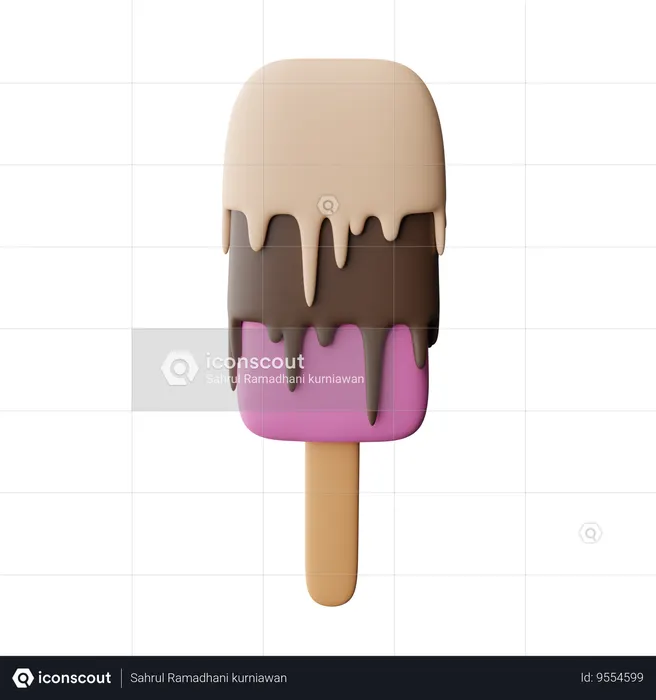 Ice cream  3D Icon