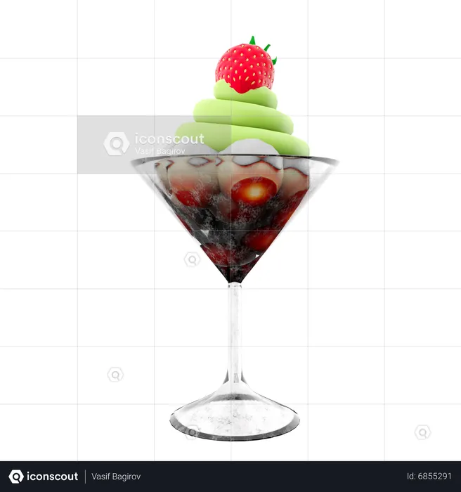 Ice Cream  3D Icon