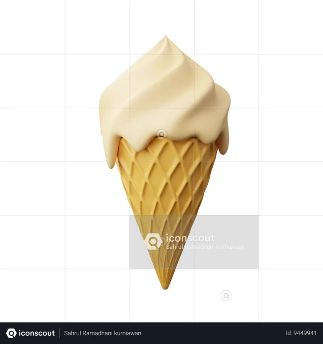 Ice cream  3D Icon