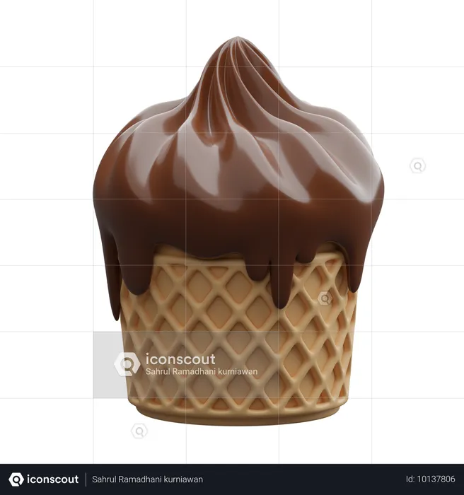 Ice cream  3D Icon