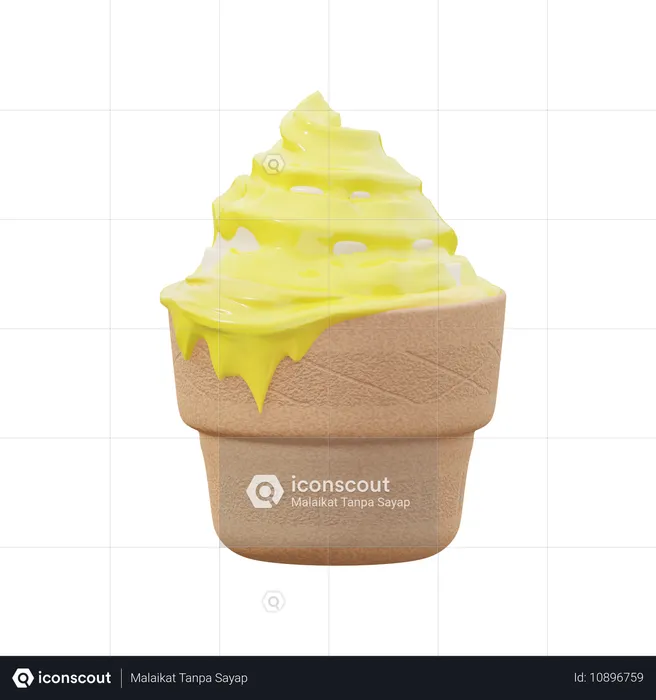 Ice Cream  3D Icon