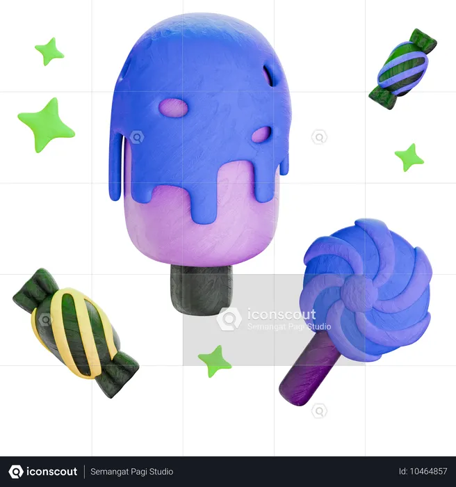 Ice Cream  3D Icon