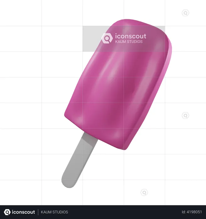 Ice cream  3D Illustration