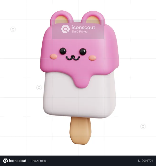 Ice Cream Candy  3D Icon