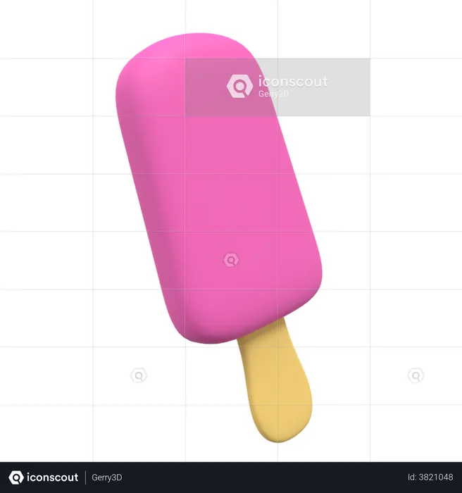 Ice Cream Candy  3D Illustration