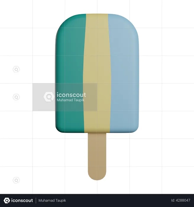Ice Cream Candy  3D Illustration