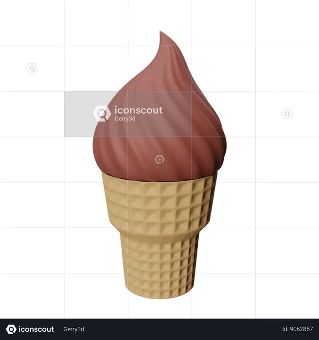 Ice Cream Stick  3D Icon