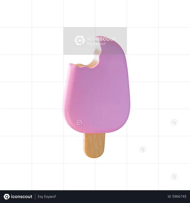 Ice Cream Bar (Pink) PNG Images & PSDs for Download